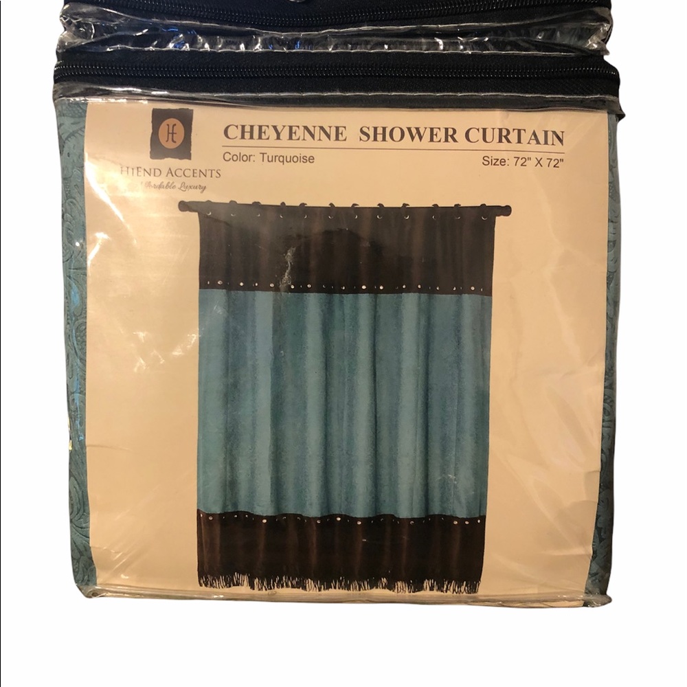 HiEnd Accents Cheyenne Shower Curtain
